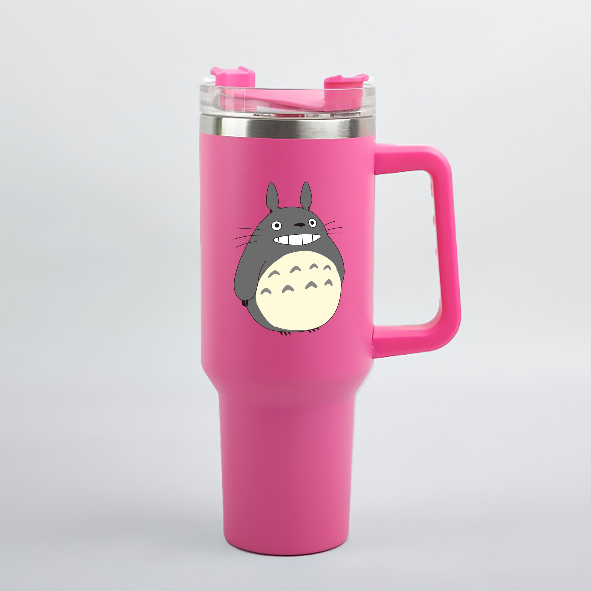 （画像用） となりのトトロ 草壁メイ 草壁サツキ My Neighbor Totoro Satsuki Kusakabe Mei Kusakabe 1200mL車用タンブラー（カラープリント）